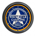 Neonuhr White Star Gasoline